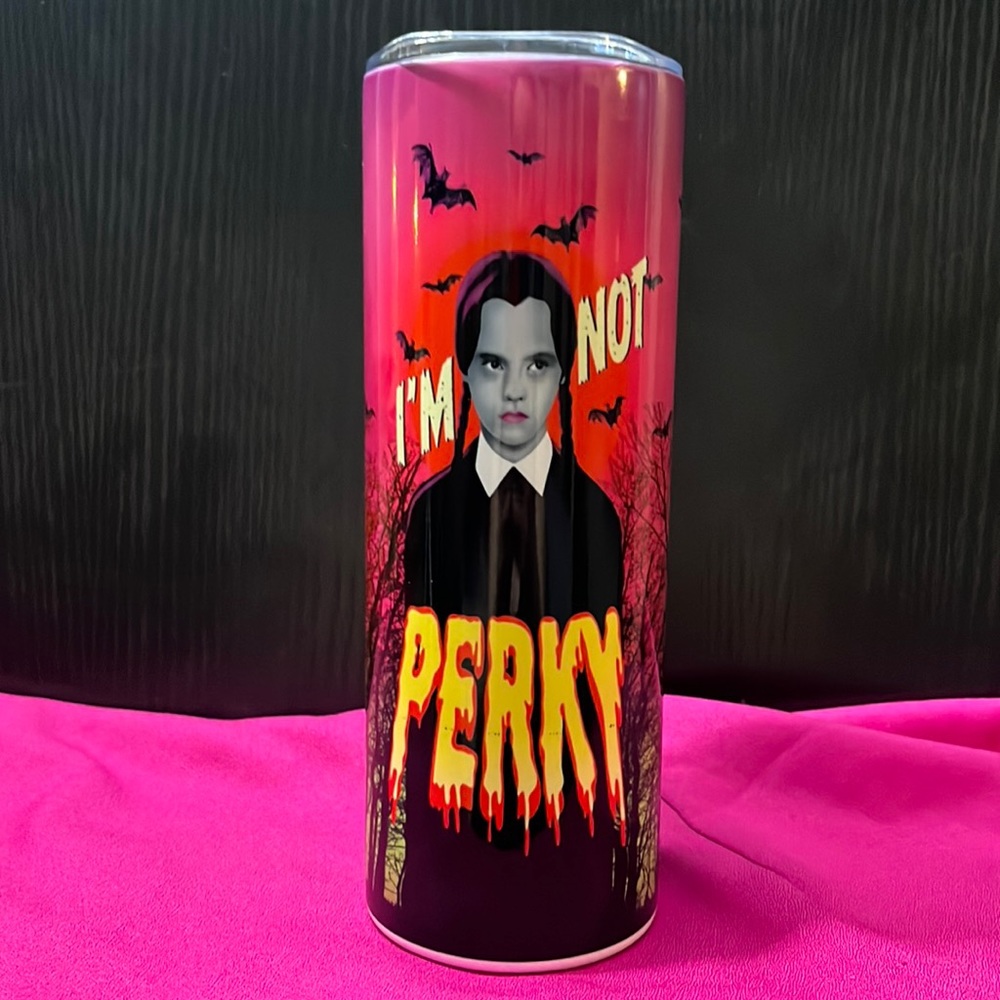 20oz Tumbler, Pink, Wednesday Mug